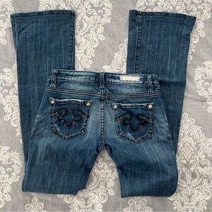 Rerock Express low rise bootcut jeans